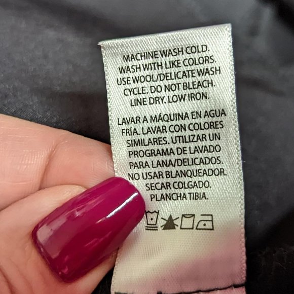 NWT George Millennium Black Straight Leg Pant Average Length Size 12 - Picture 15 of 15